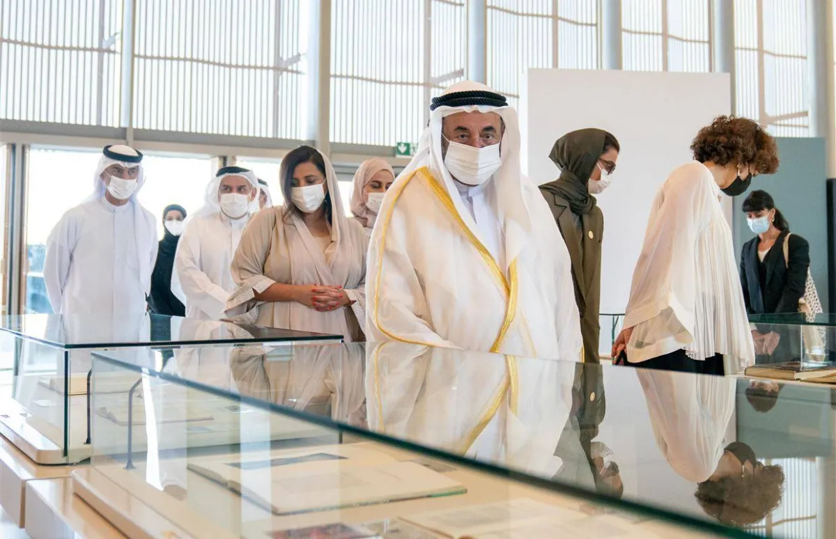 حاكم الشارقة يفتتح معرض "فصول من الفن الإسلامي" - الصورة من الموقع الإلكتروني للمكتب الإعلامي لحكومة الشارقة