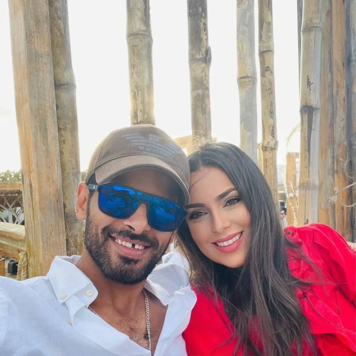 حمدي الميرغني وزوجته إسراء عبد الفتاح - الصورة من حساب الميرغني على انستغرام