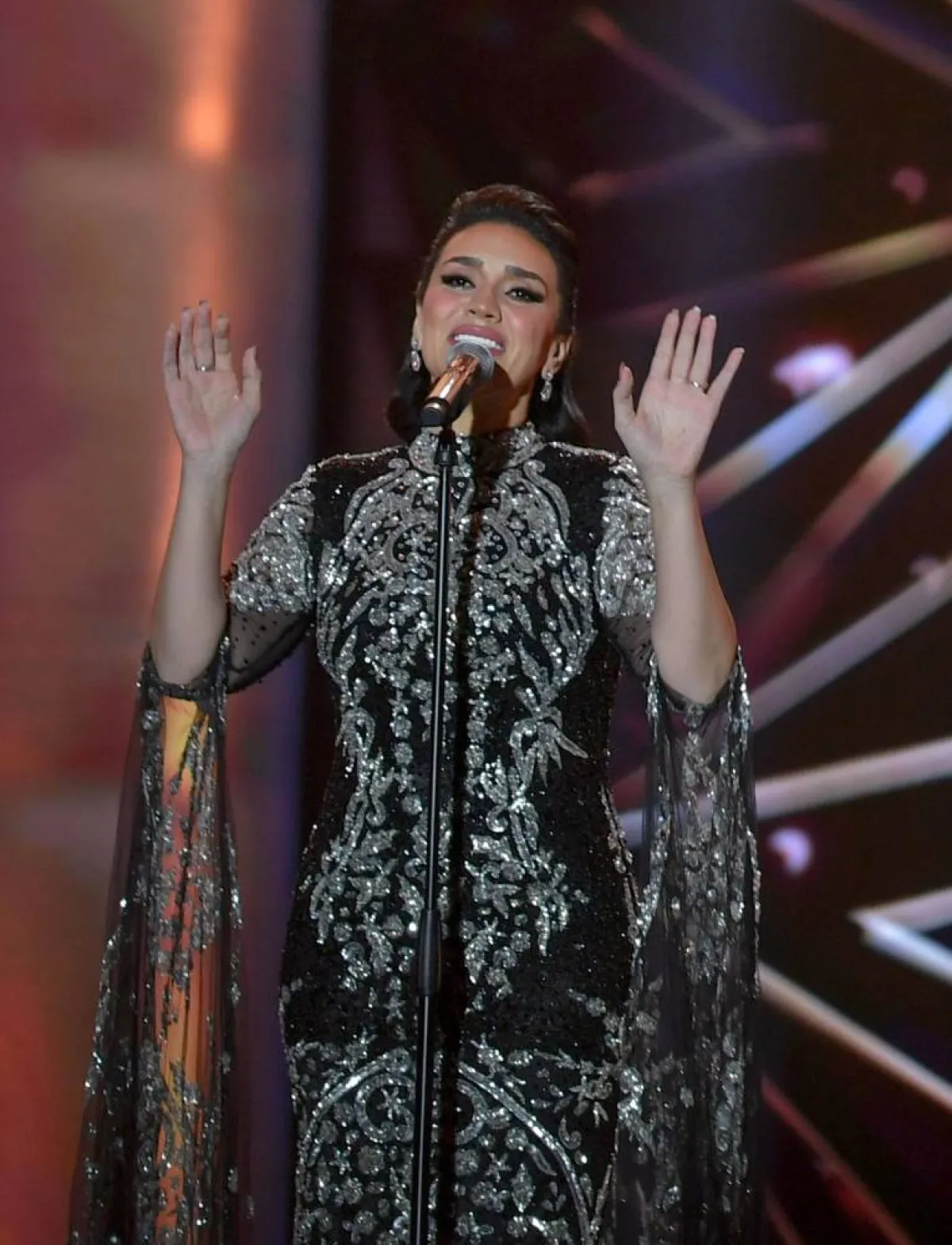 مي فاروق في ليالي الفن الأصيل- الصورة خاصة ب"سيدتي" -تصوير- بشير صالح