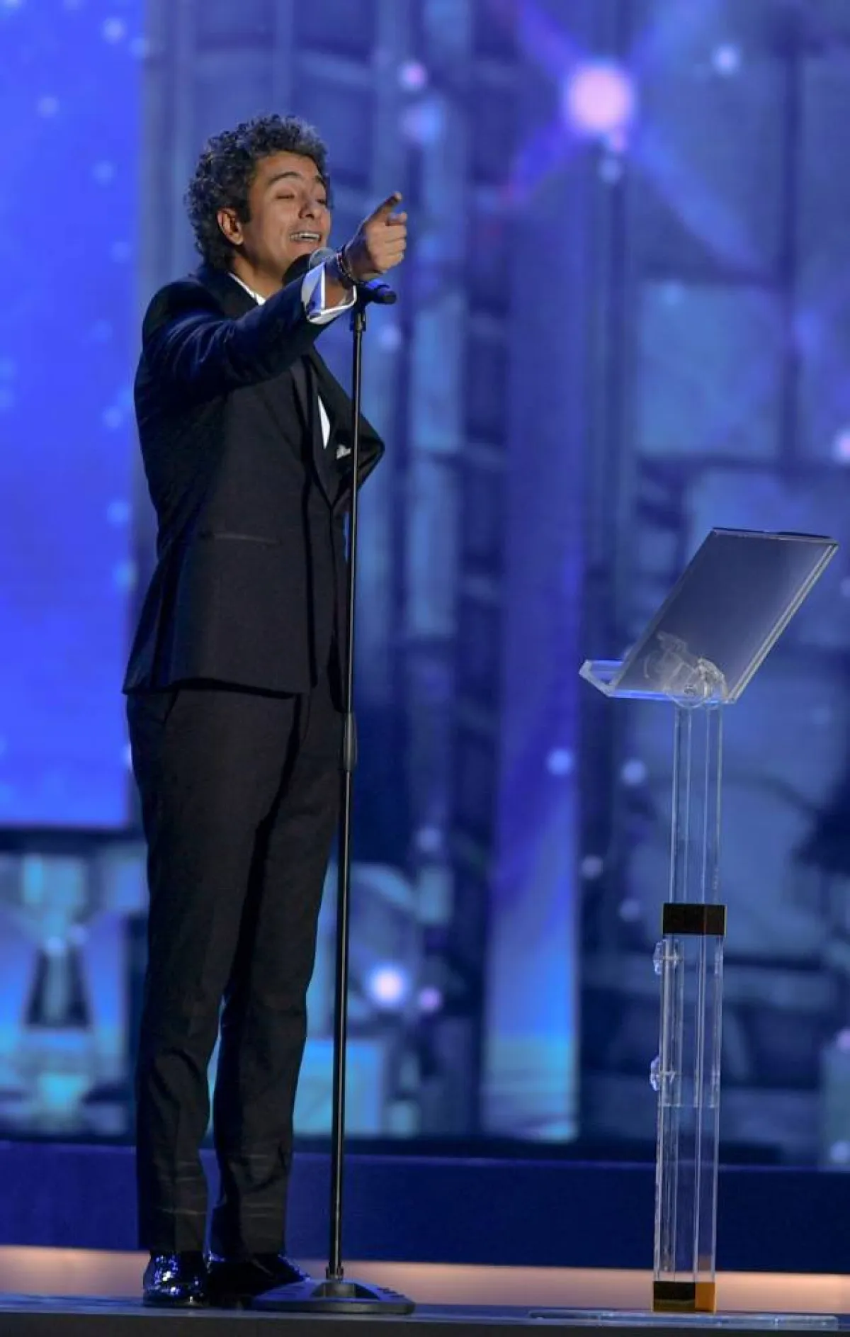 محمد محسن على مسرح محمد عبده- الصور خاصة بـ"سيدتي"- تصوير- بشير صالح