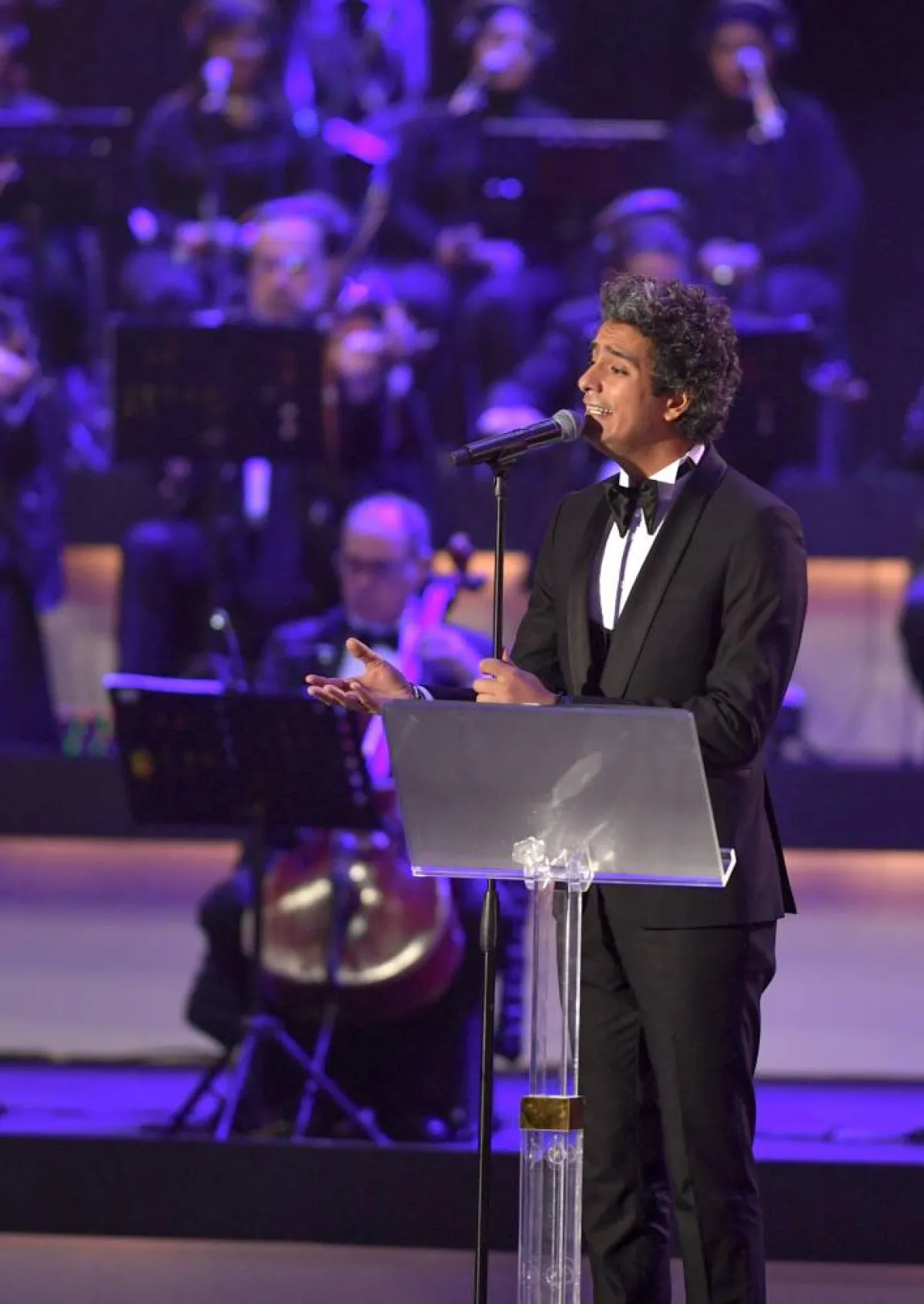 محمد محسن في ليالي الفن الأصيل - الصورة خاصة بـ"سيدتي"- تصوير- بشير صالح