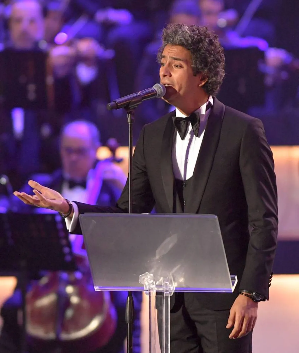 محمد محسن على مسرح محمد عبده في ليالي الفن الأصيل- الصورة خاصة بـ"سيدتي"- تصوير- بشير صالح