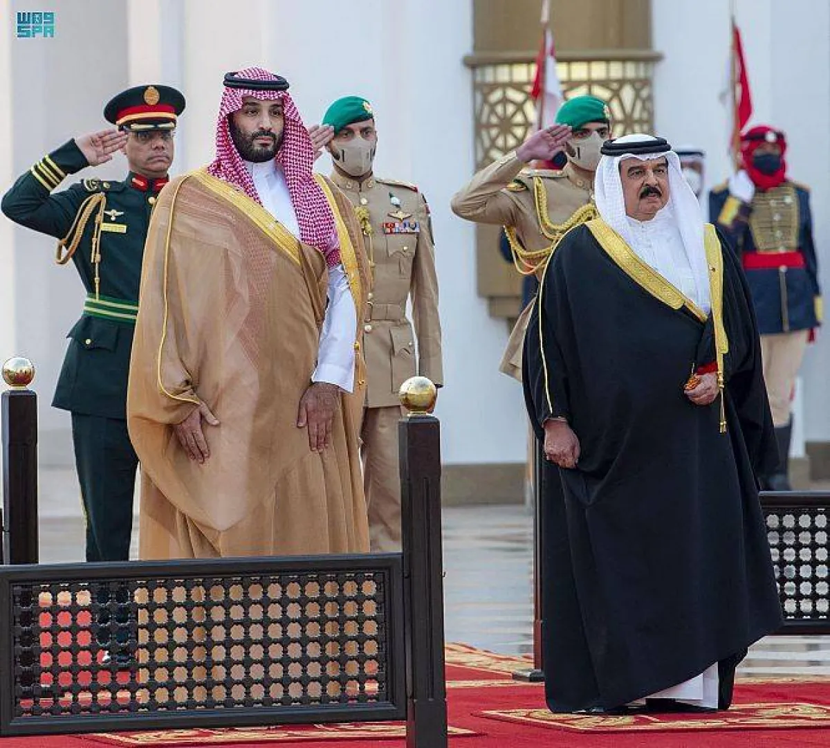 زيارة الأمير محمد بن سلمان للبحرين - الصورة من واس
