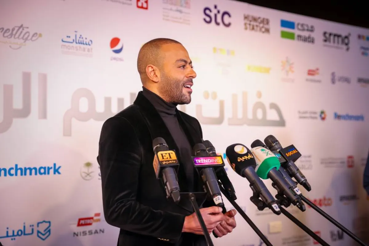 تامر عاشور في حفلات موسم الرياض- الصورة من المركز الإعلامي في بنش مارك