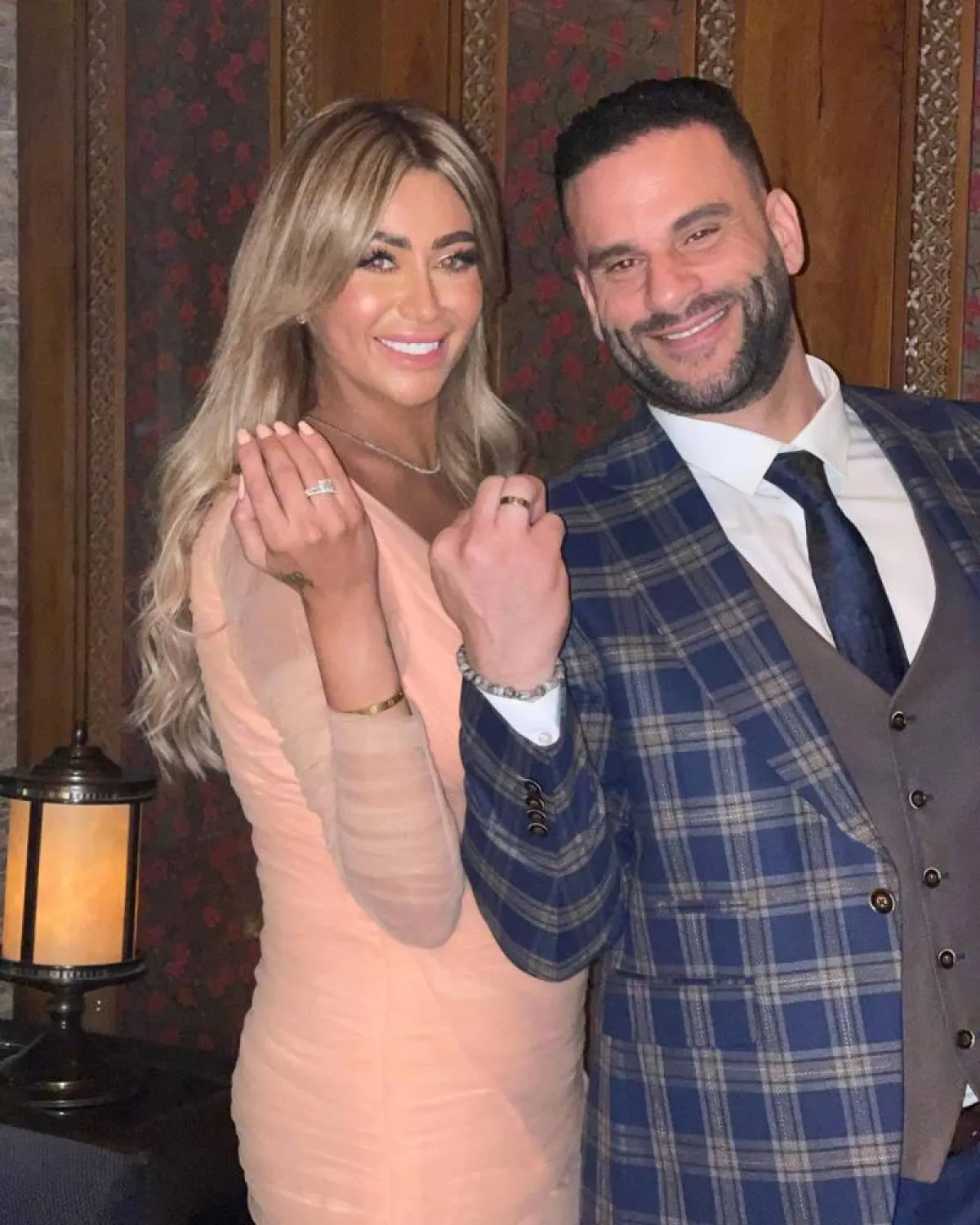 روتانا ابنة غادة عبد الرازق تحتفل بخطوبتها- الصورة من حساب غادة عبد الرازق على انستغرام