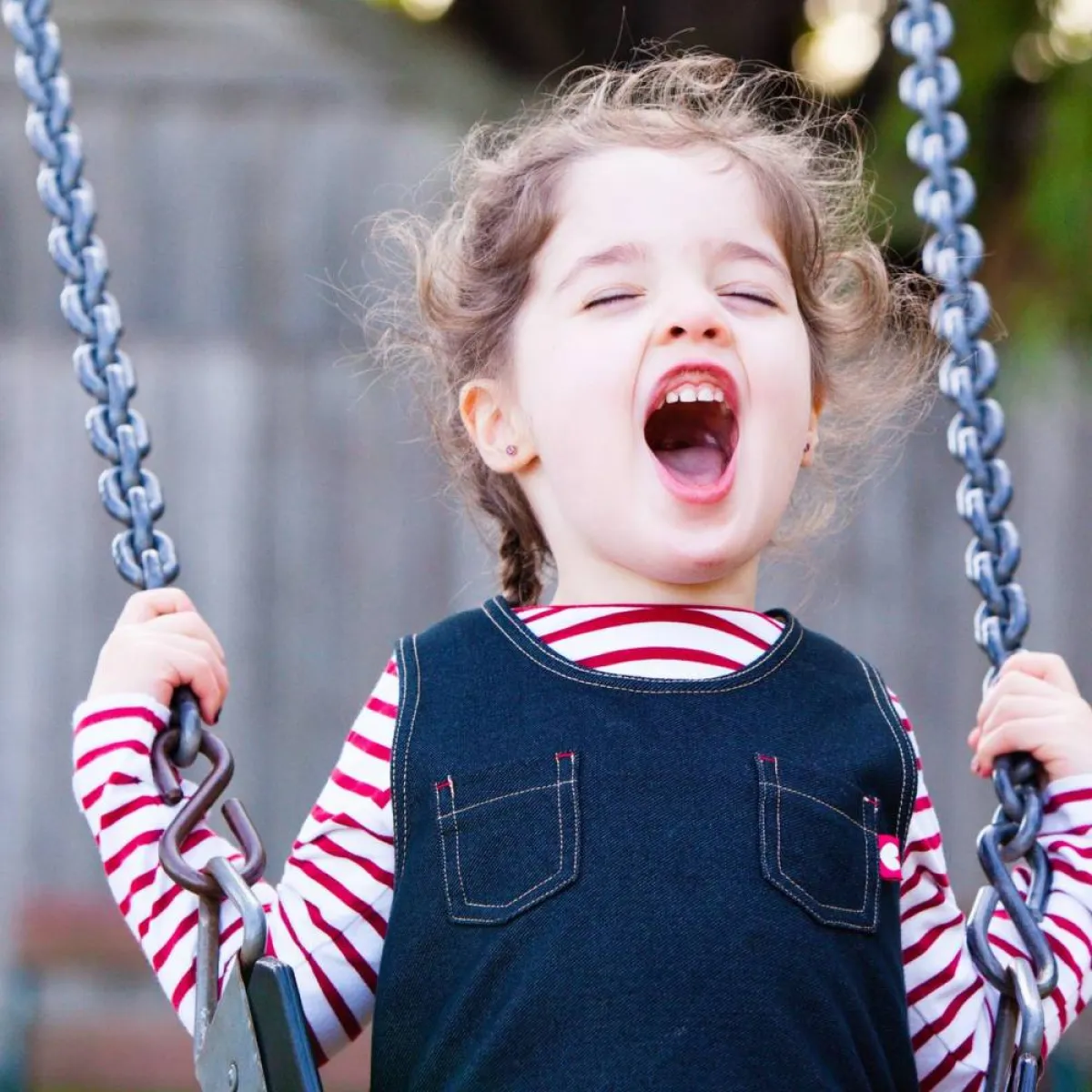 صورة لطفلة تصرخ