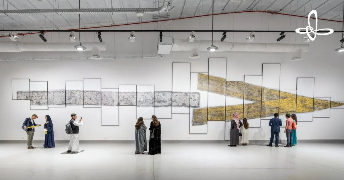 العمل الفني الفائز بجائزة إثراء للفنون - الصورة من حساب مركز الملك عبدالعزيز الثقافي العالمي على تويتر