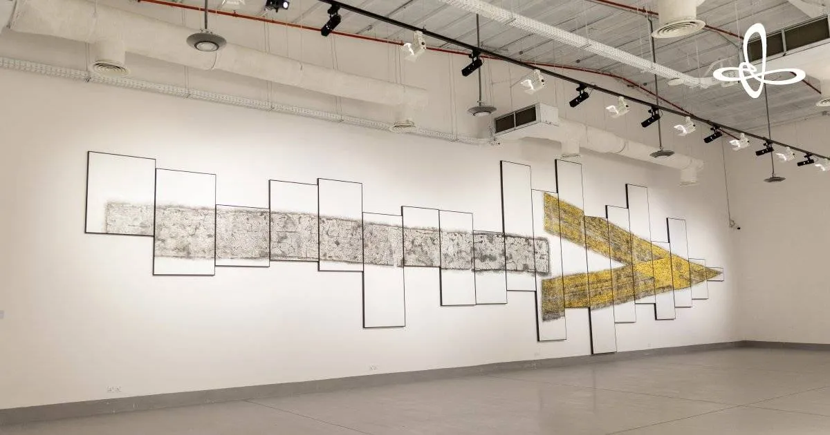 العمل الفني الفائز بجائزة إثراء للفنون - الصورة من حساب مركز الملك عبدالعزيز الثقافي العالمي على تويتر