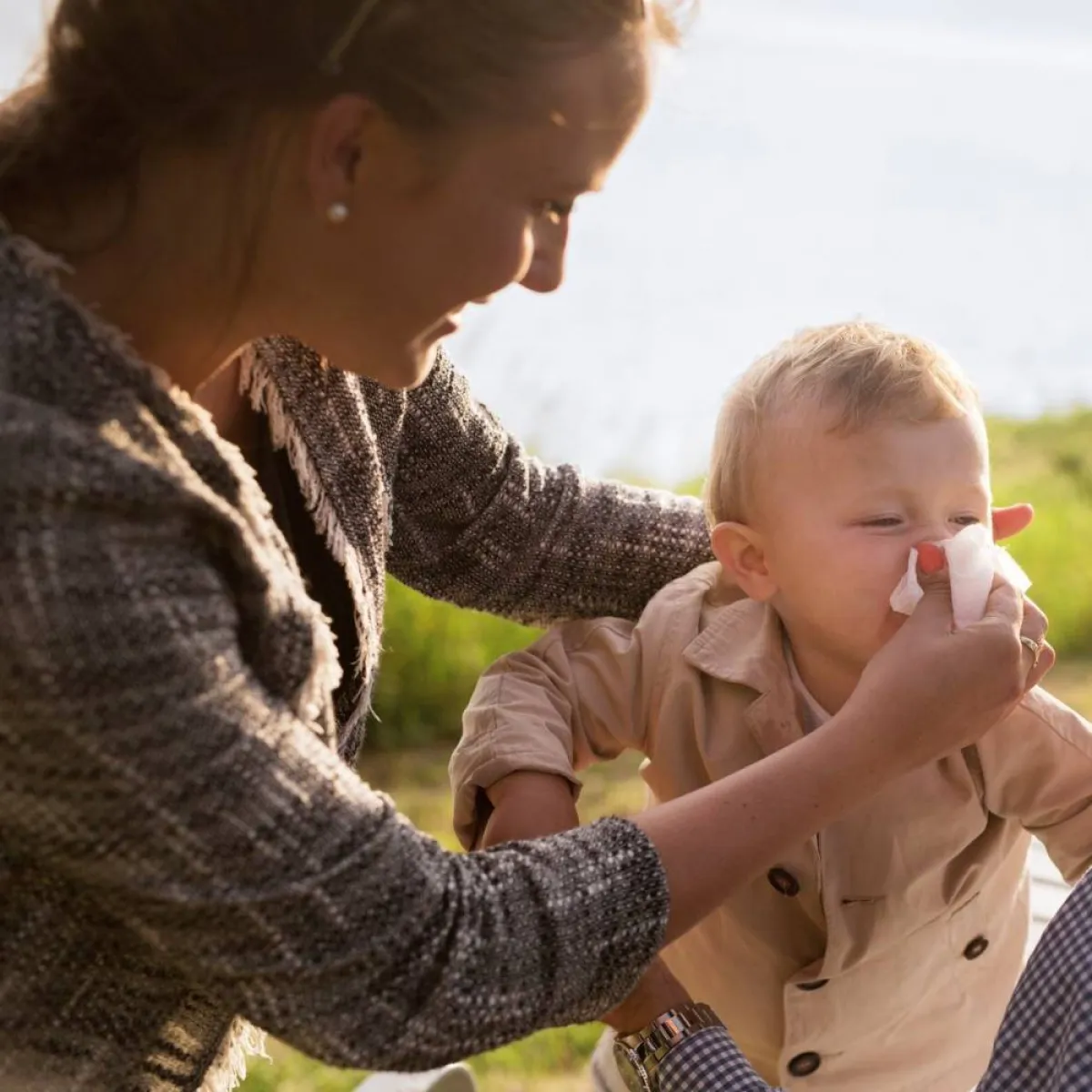 صورة لأم ورضيعها