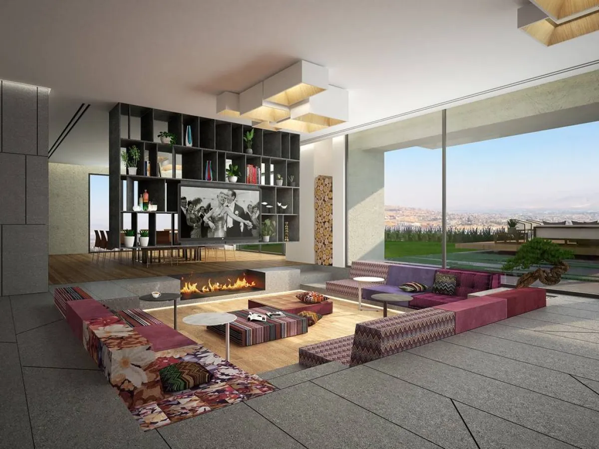 نوع المدفأة يُقرّر للتصميم المحيط بها 