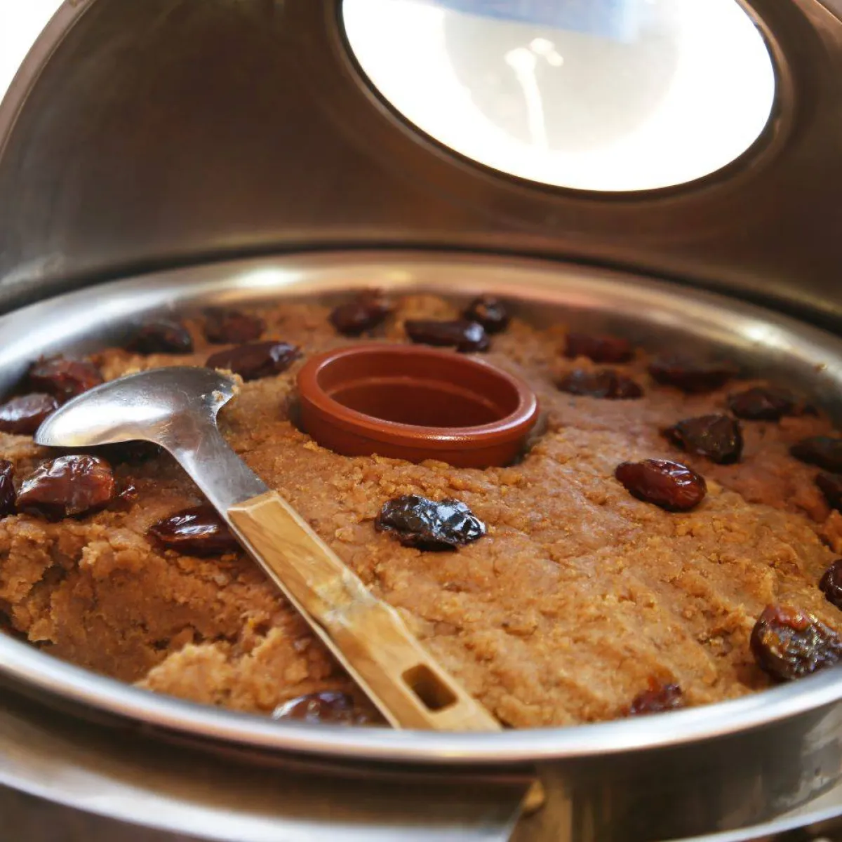 صورة لأحد الأكلات الشعبية في مهرجان الملك عبد العزيز 