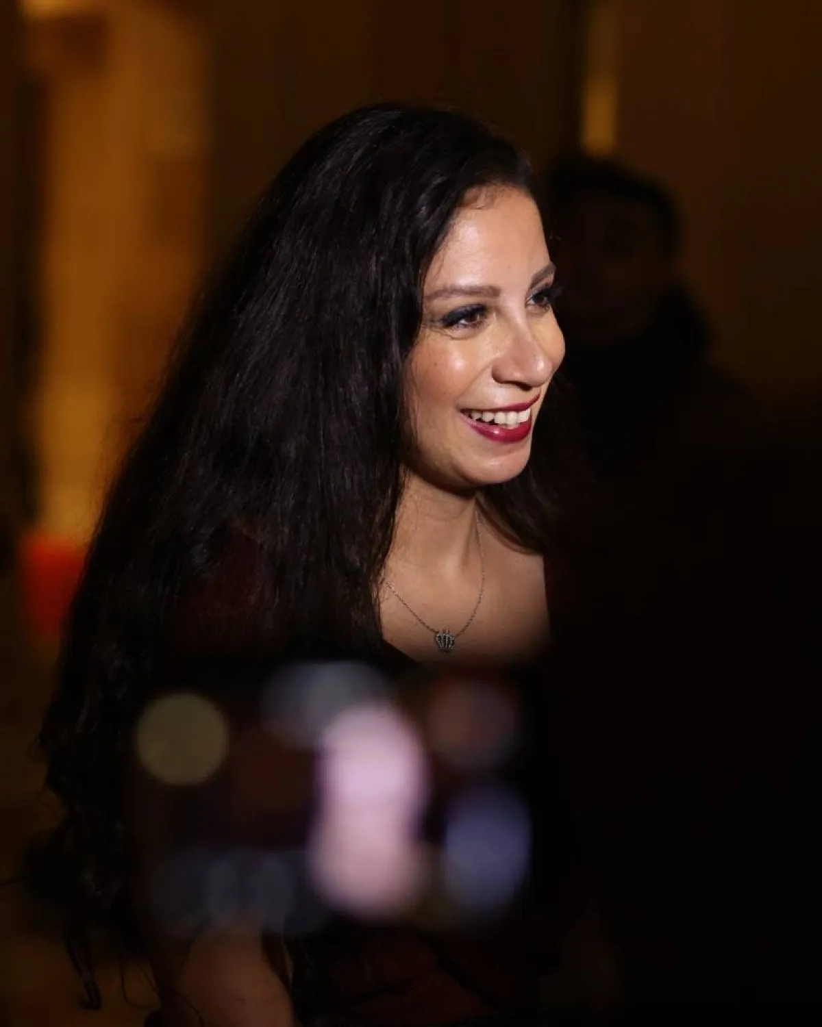 ياسمين رحمي في حفل الافتتاح - الصورة من حساب المهرجان على فيسبوك