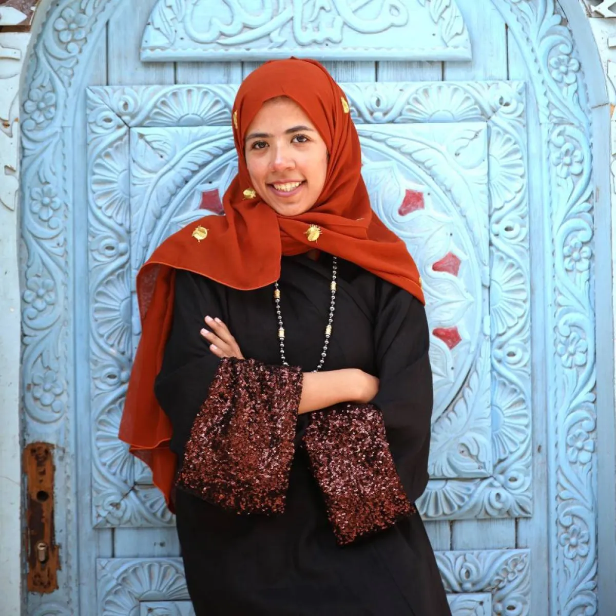 المخرجة السعودية جواهر العامري تمنح جائزة عن فيلمها هالة عزيز - الصورة من المسؤول الإعلامي لمجموعة mbc