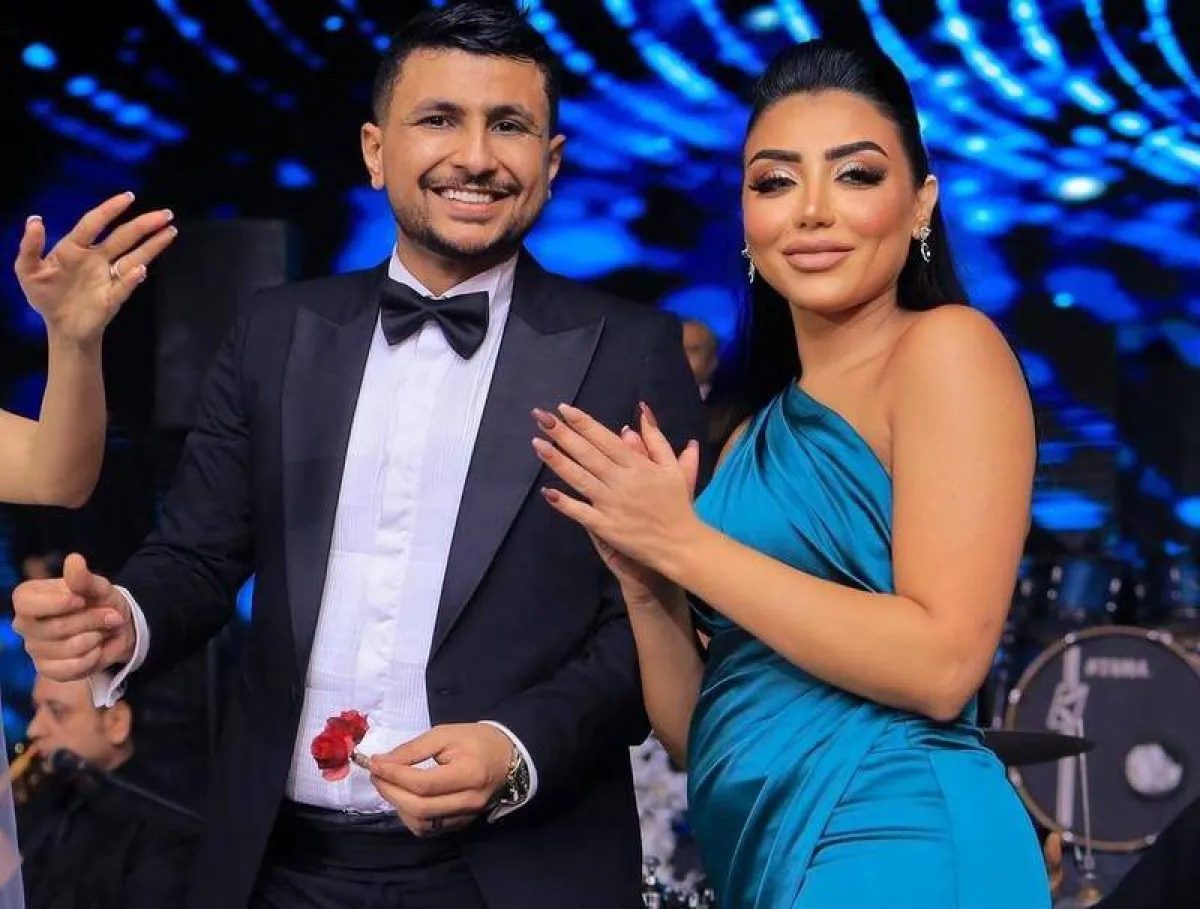 الفنانة خلود عز مع علي غزلان - الصورة من حساب خلود على انستغرام