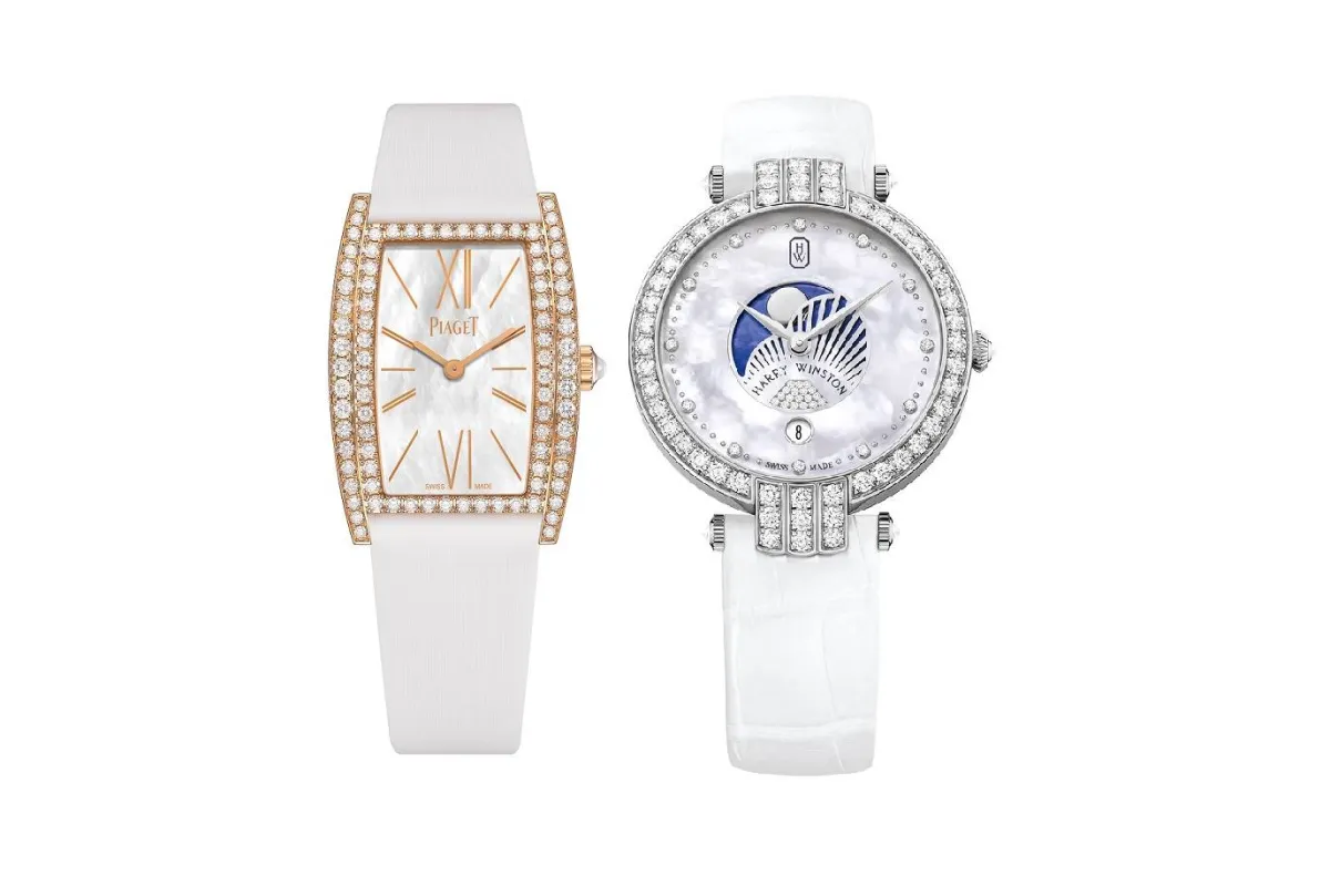 موديلات ساعات بيضاء لإطلالة ناعمة للعروس