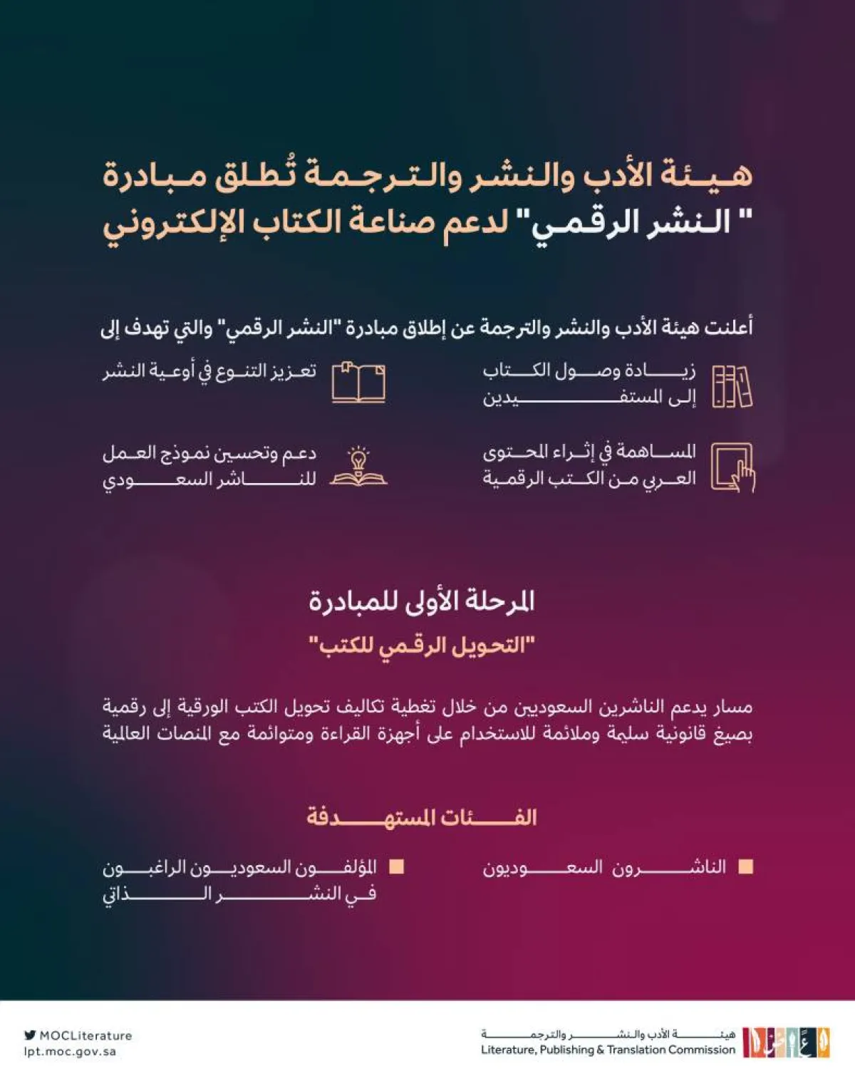 إطلاق مبادرة النشر الرقمي