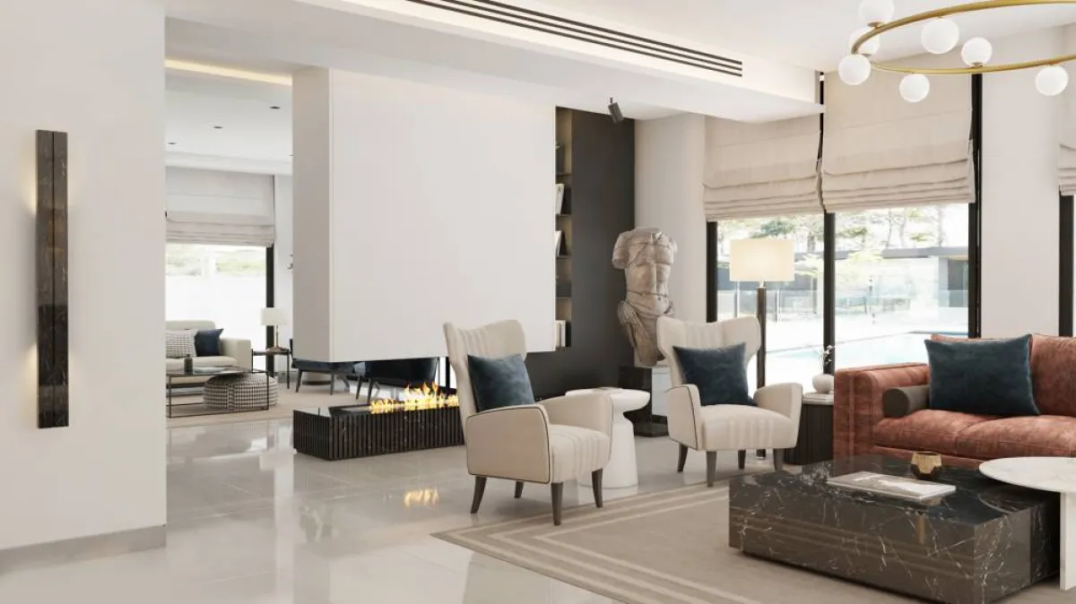 المساحات المفتوحة في البيوت العصرية