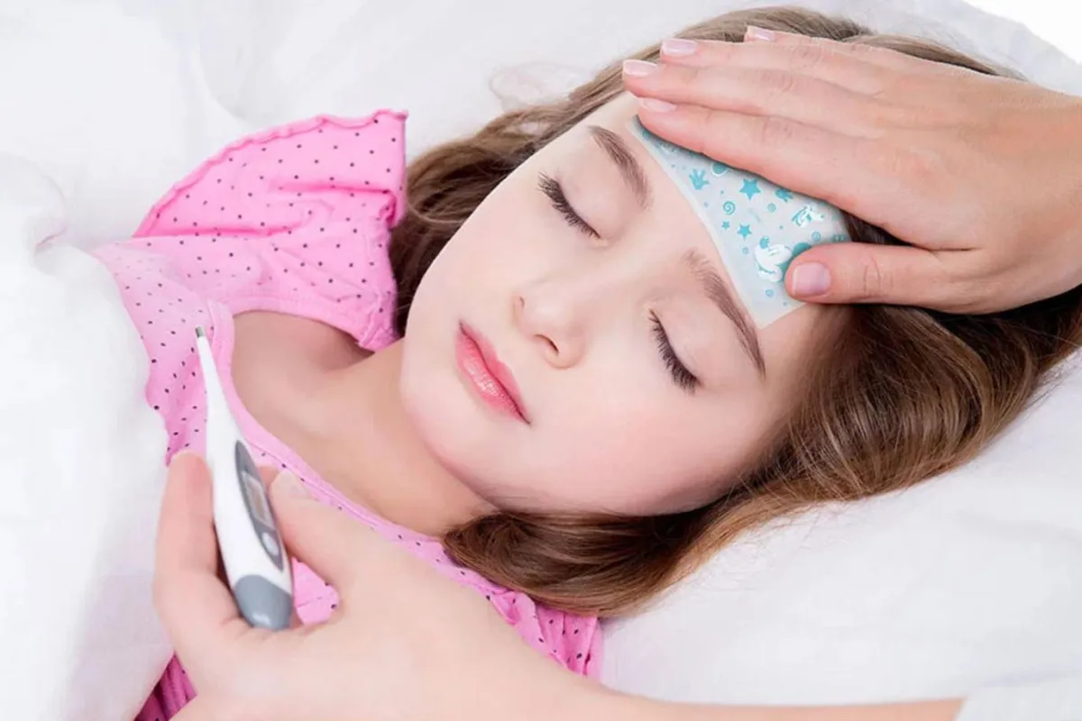 صورة لطفلة مريضة