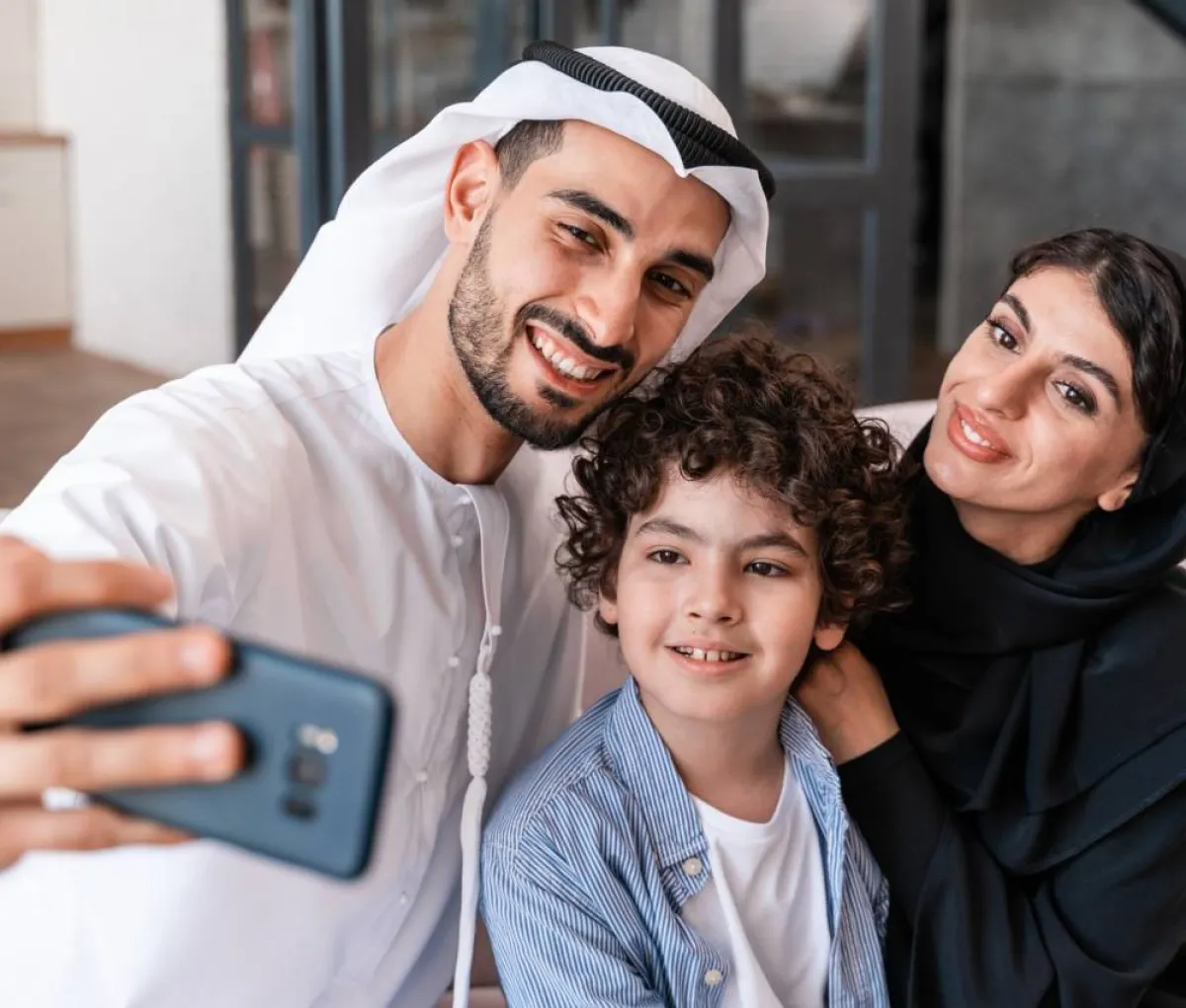 صورة لعائلة عربية