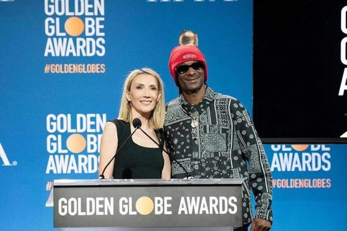 هيلين هوين وسنوبدوج يعلنان عن ترشيحات جولدن غلوب- الصورة من حساب Golden Globe على إنستغرام