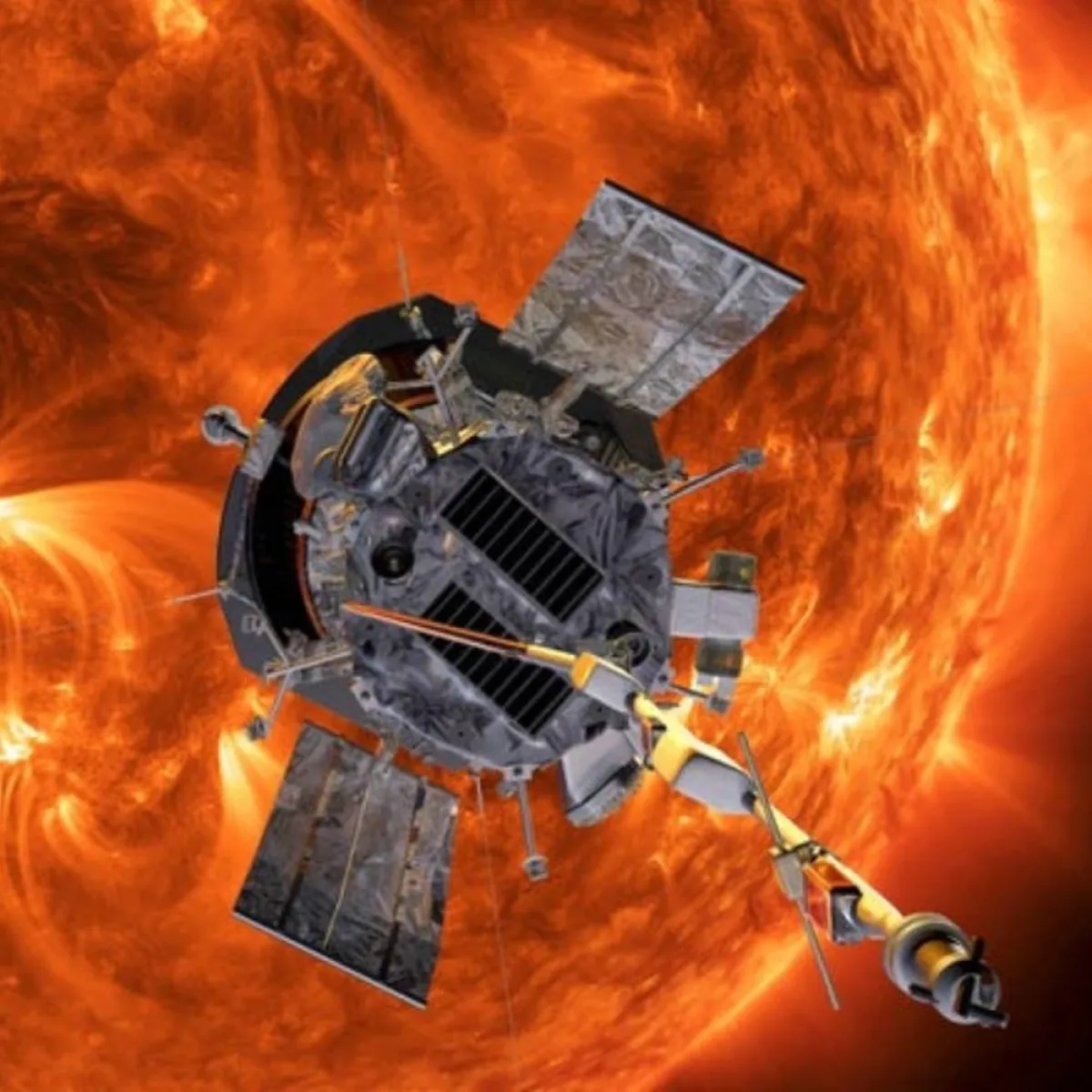 فنان يرسم صورة اقتراب المسبار من الشمس- الصورة من موقع The Guardian