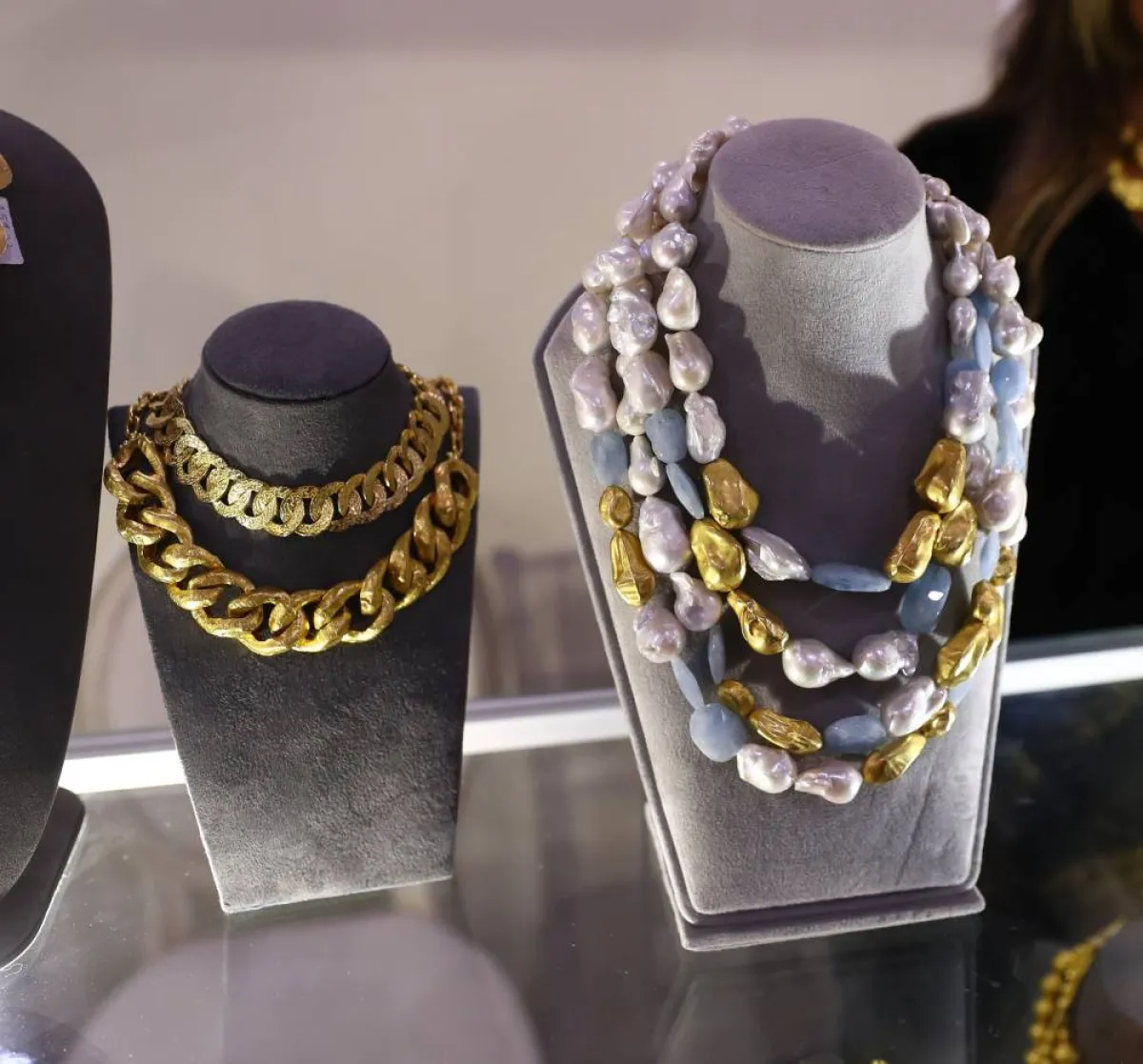 دمج الؤلؤ والذهب