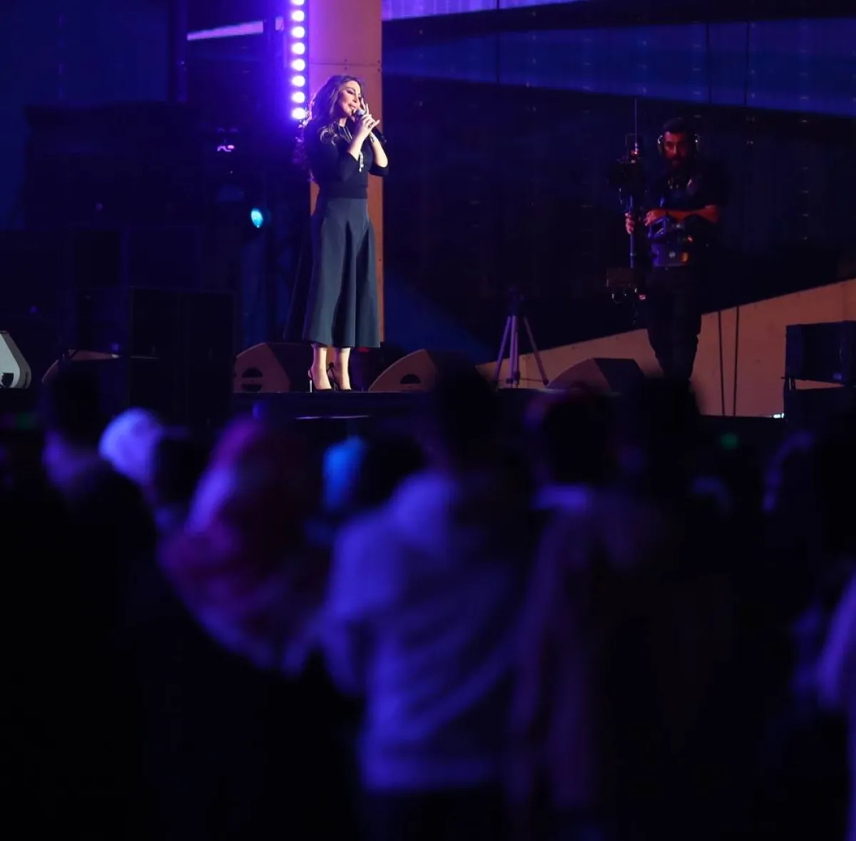 اليسا على مسرح ميدل بيست -الصورة خاصة بـ"سيدتي" تصوير-  صالح الغنام 