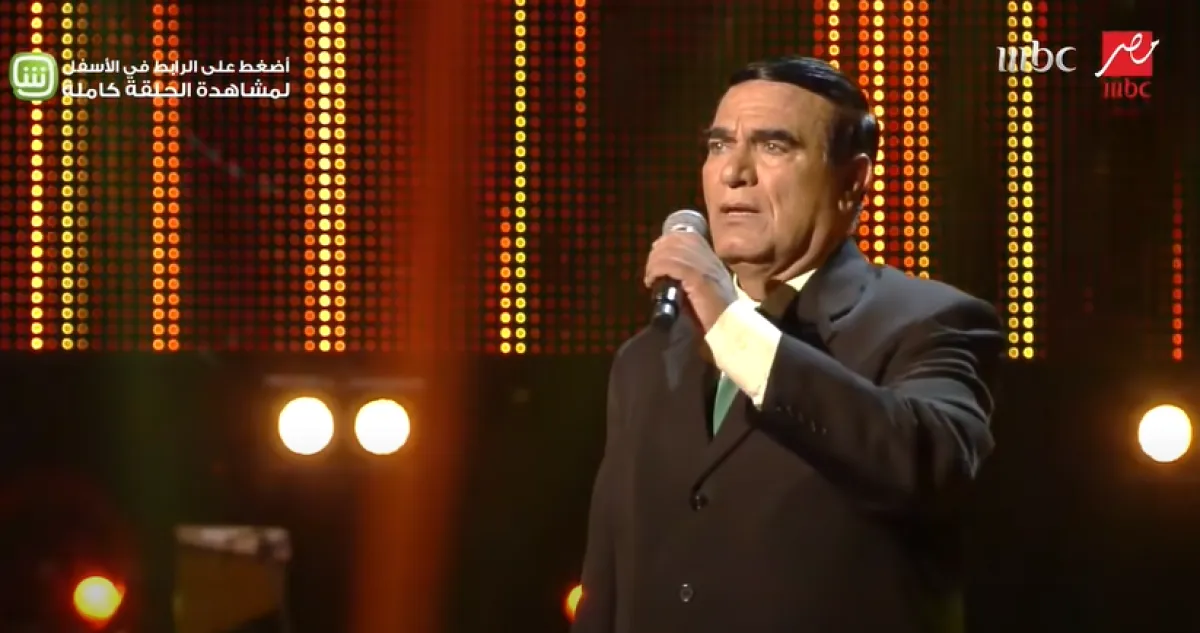 الفنان الراحل عامر توفيق - الصورة من برنامج ذا فويس على يويتوب