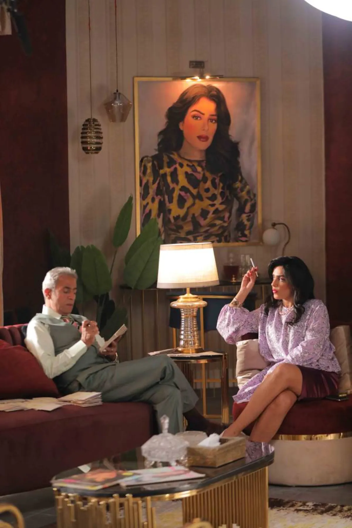 ستات بيت المعادي- إنجي المقدم، صبري فواز -  الصورة من المسؤول الإعلامي لمجموعة mbc