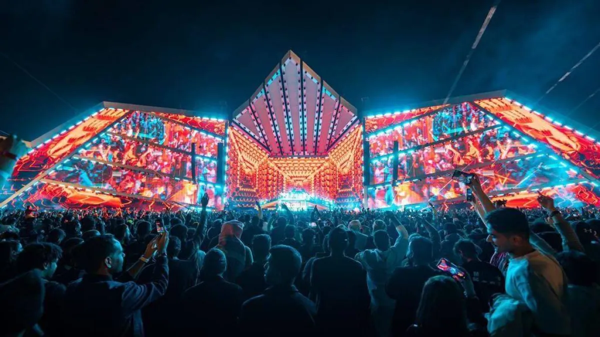 حفلات الميدل بيست - الصورة من حساب تركي آل الشيخ على تويتر