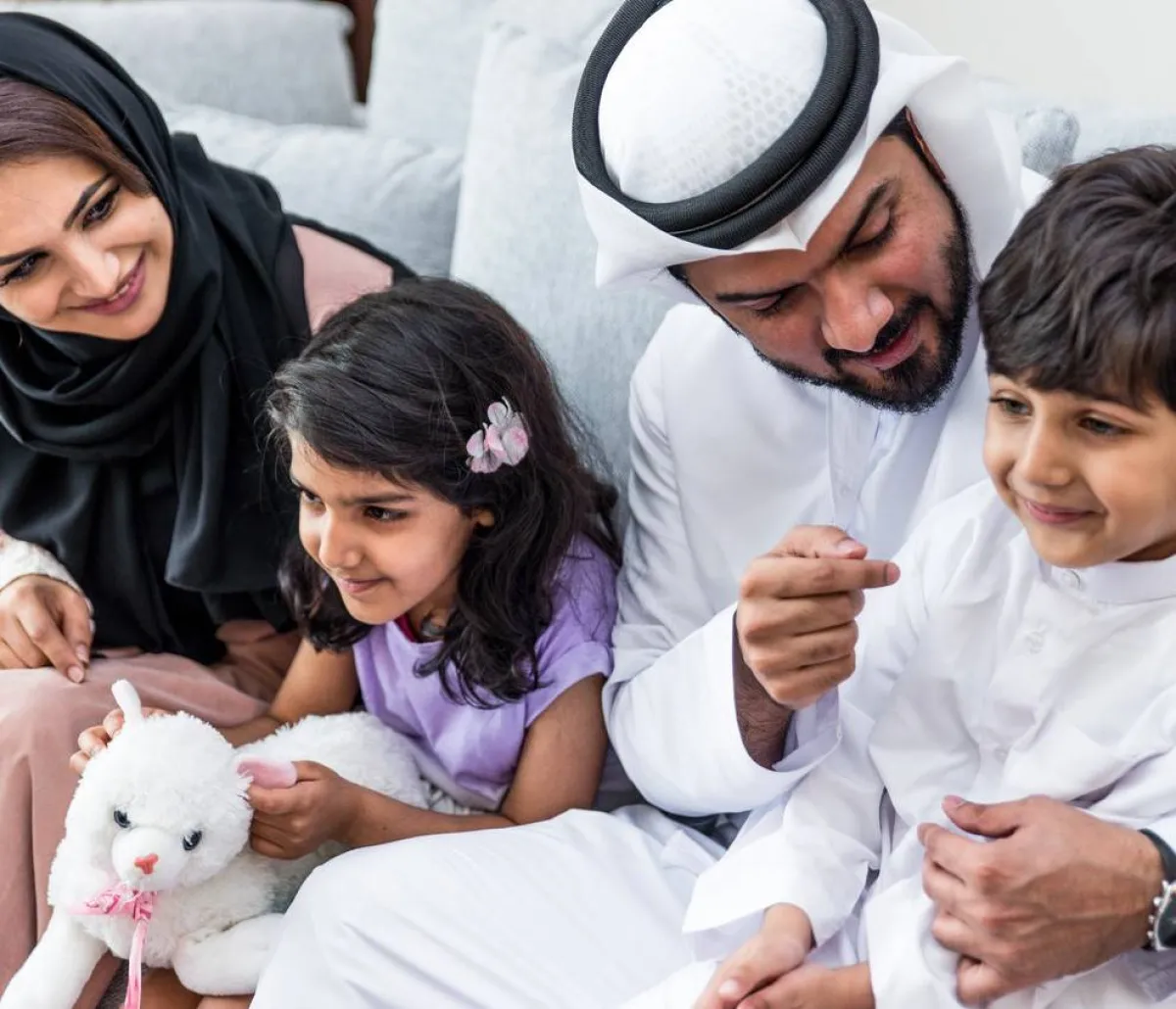 صورة لعائلة عربية