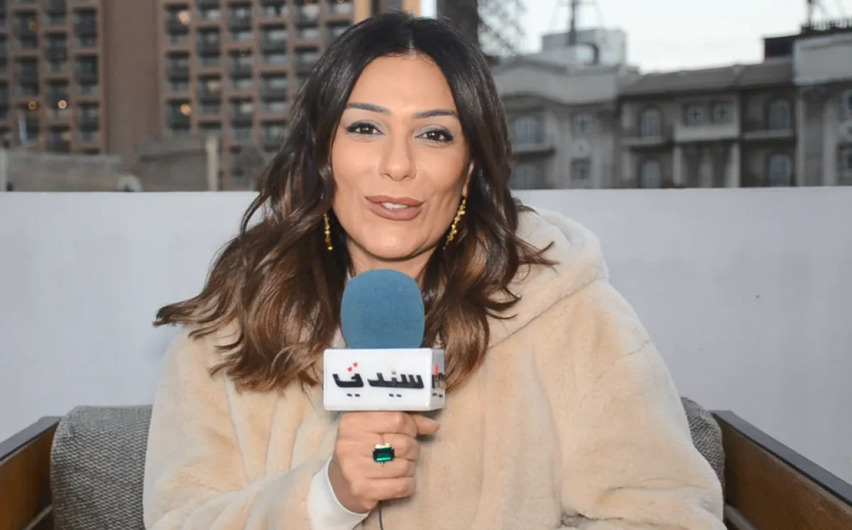 إنجي المقدم خلال لقائها بسيدتي - الصورة خاصة بسيدتي