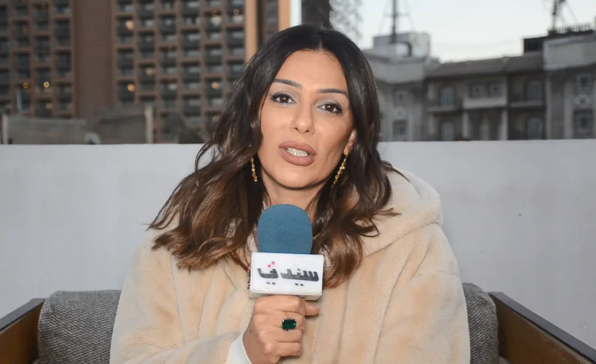 إنجي المقدم خلال لقائها بسيدتي - الصورة خاصة بسيدتي