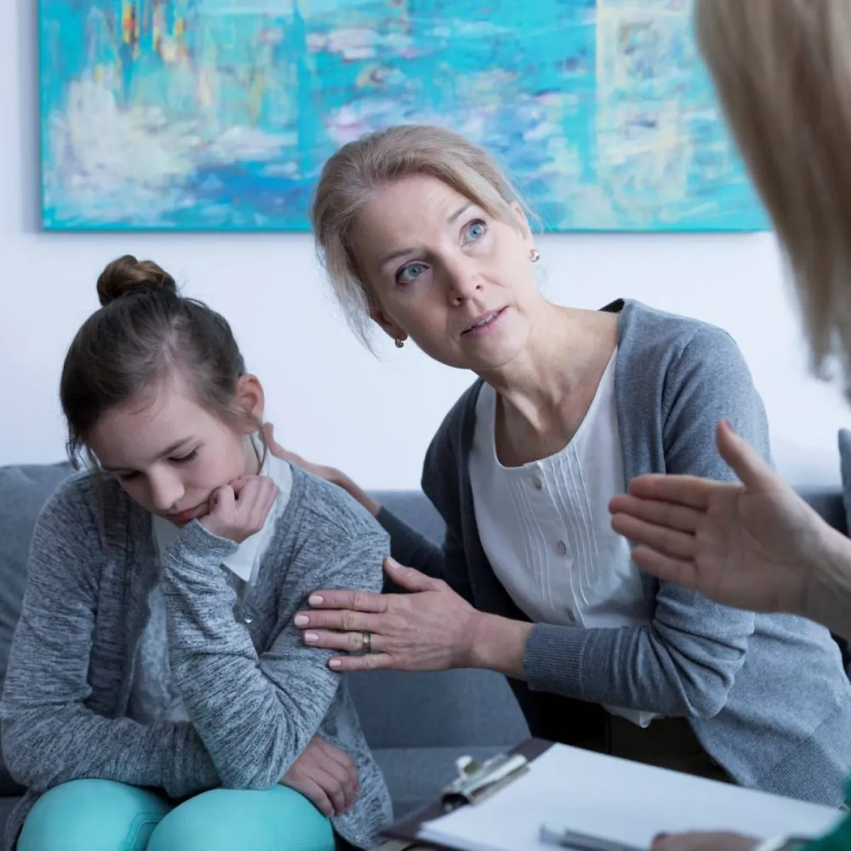 صورة لأم وطفلة