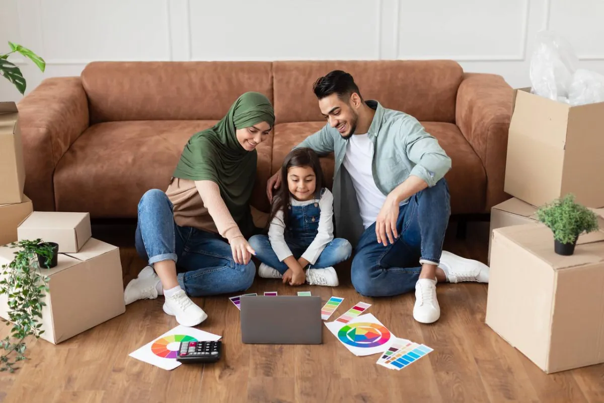 صورة لعائلة عربية