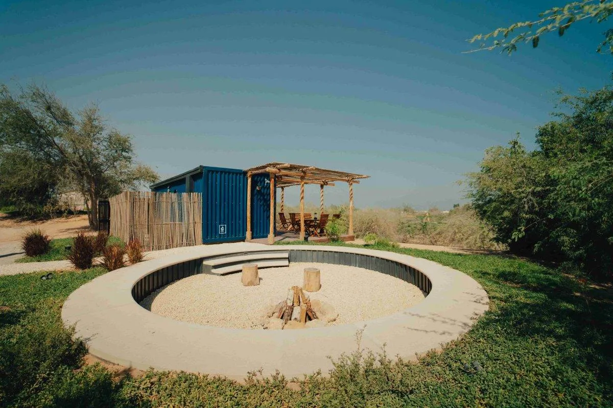 يقع منتجع "باب النجوم المغيرة" في منطقة الظفرة. الصورة من  babalnojoum