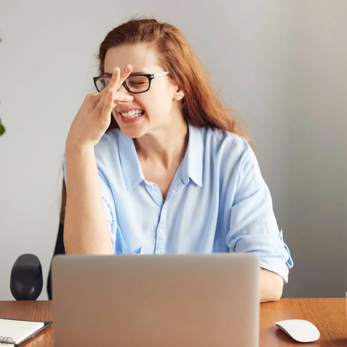 صورة لأم تشعر بالضيق