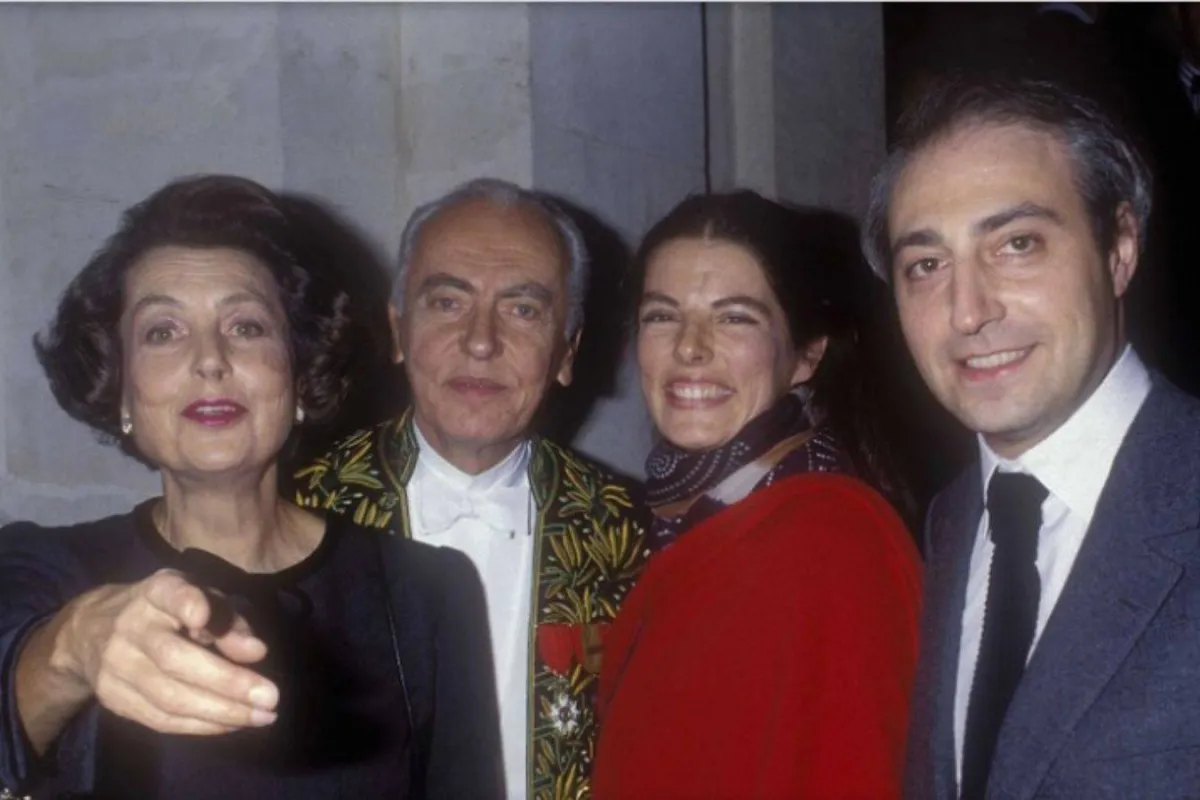 فرانسواز ووالدها ووالدتها  وزوجها