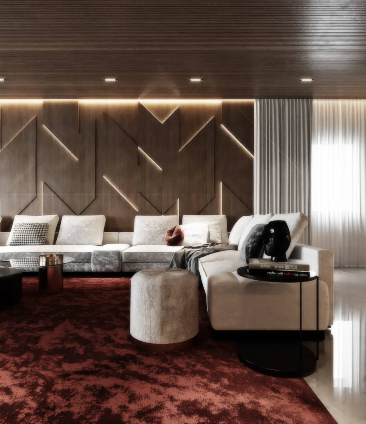 الأحمر القاني لون شتوي بامتياز