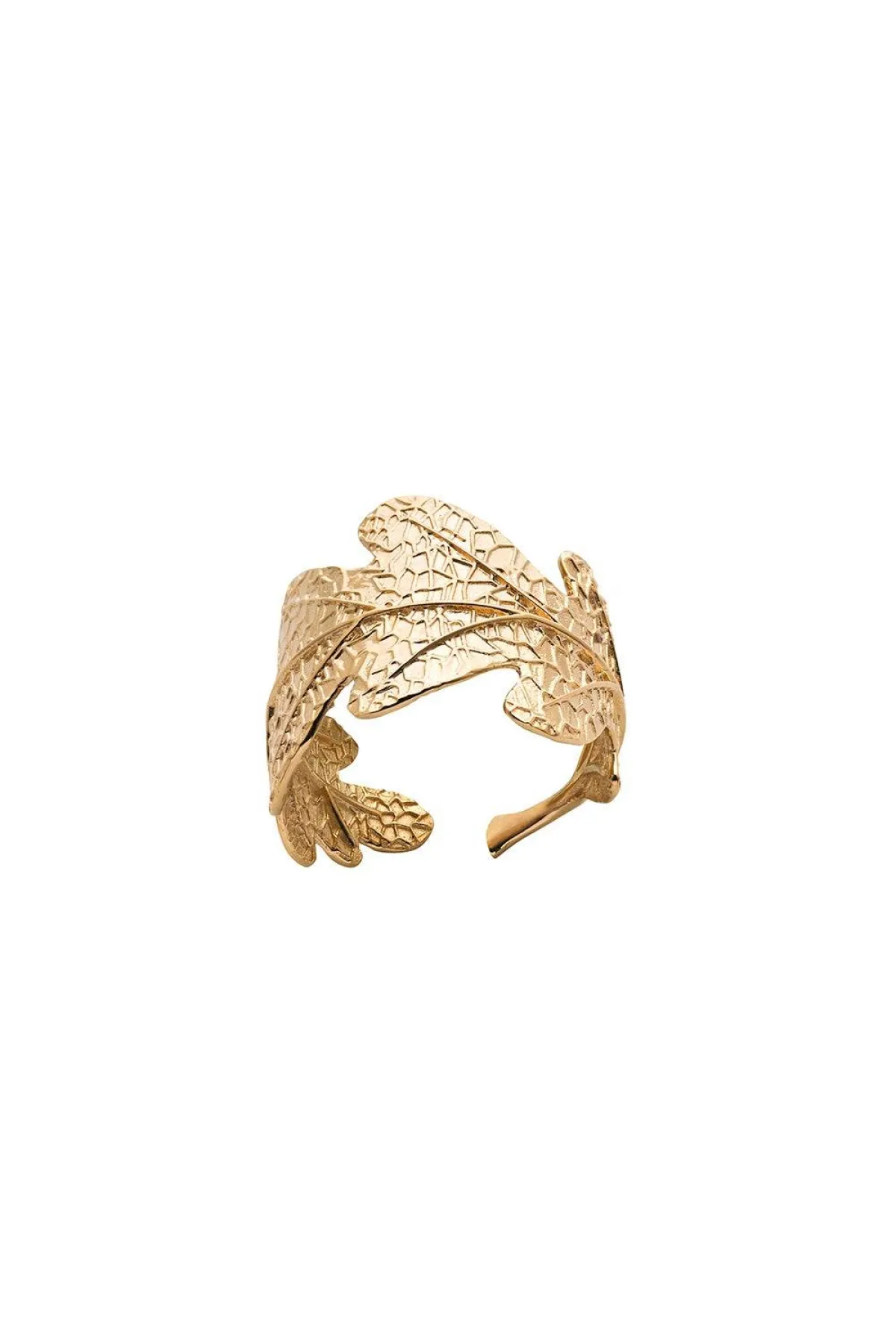 خاتم Oak Leaf Ring Gold من Karen Walker