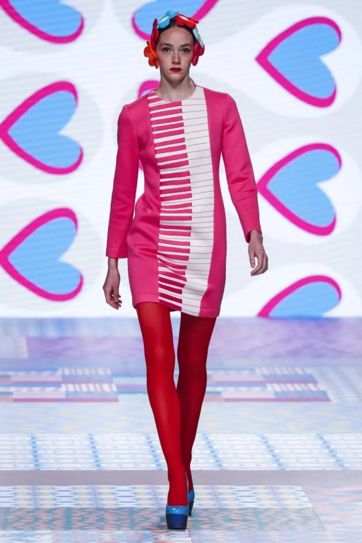 فستان ميني زهري من برادا 