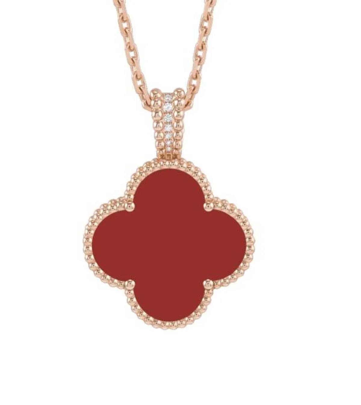 ساعة القلادة من مجموعة ألامبرا لدار فان كليف أند أربلز Van cleef & arpels