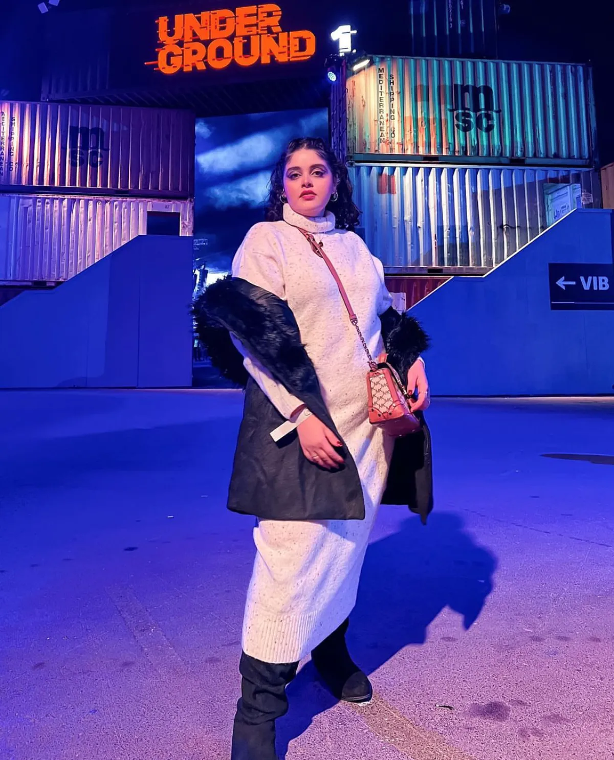 هديل مرعي في مدل بيست - الصورة من حسابها على الانستجرام