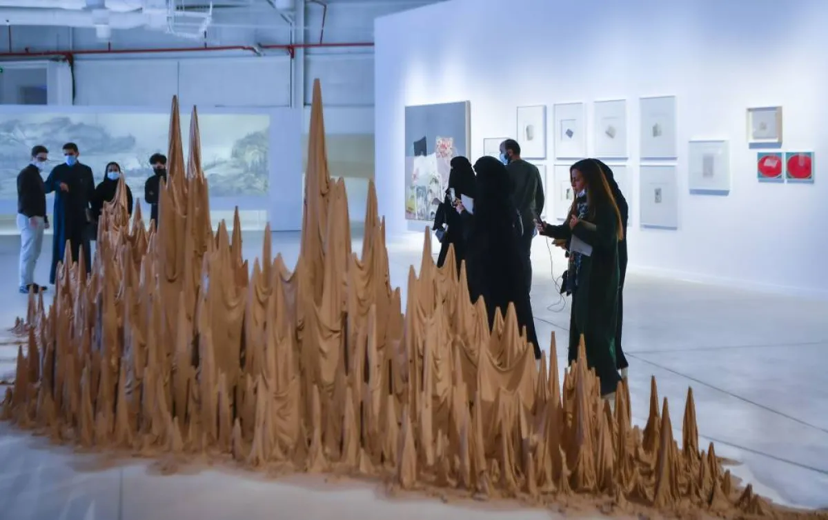 أعمال للفن المعاصر في بينالي الدرعية