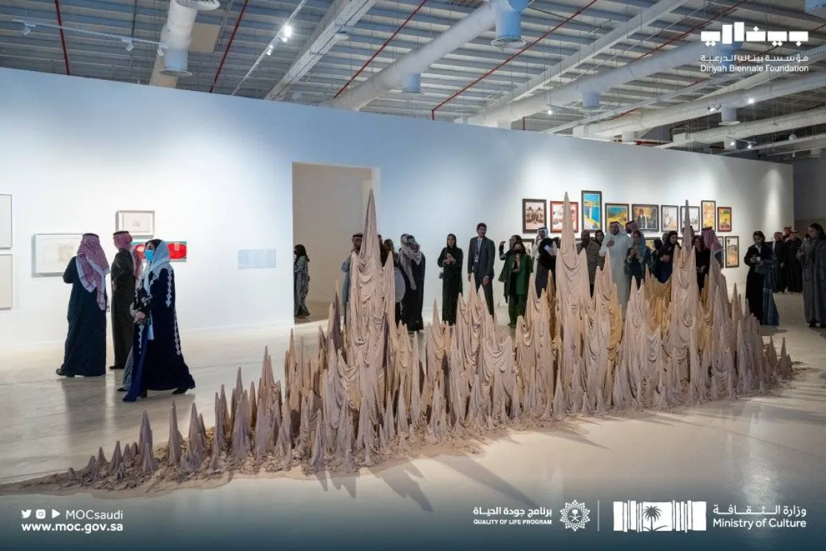 بينالي الدرعية للفن المعاصر - الصورة من حساب وزارة الثقافة على تويتر