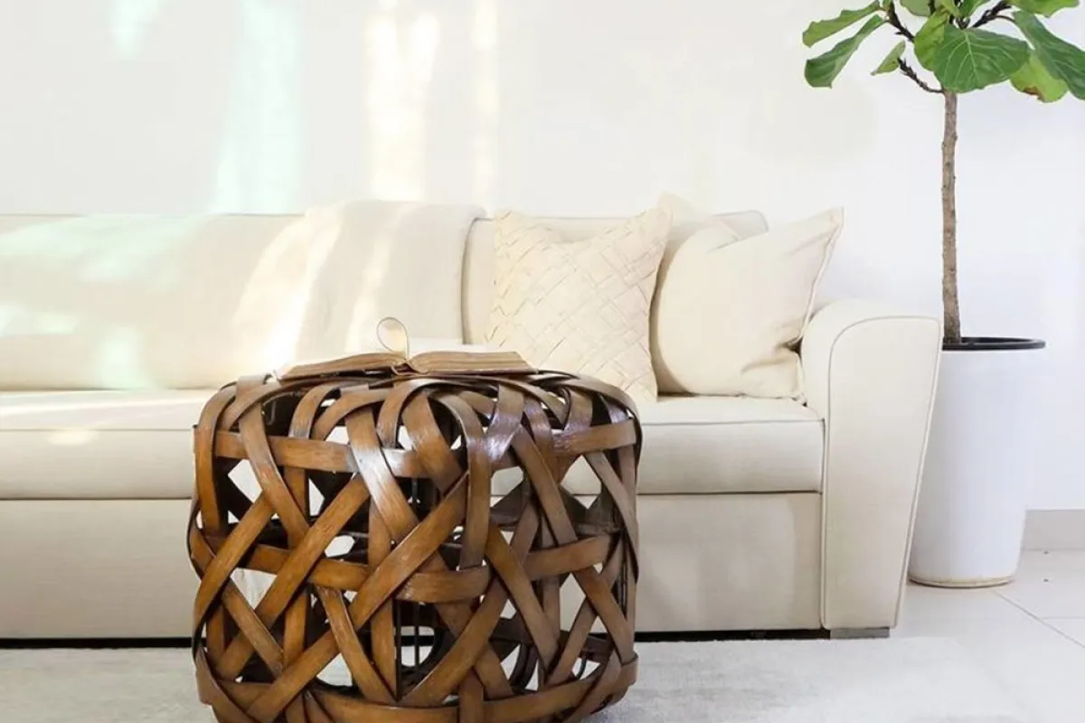 "بوف" مصنوع يدويًّا من الخيزران