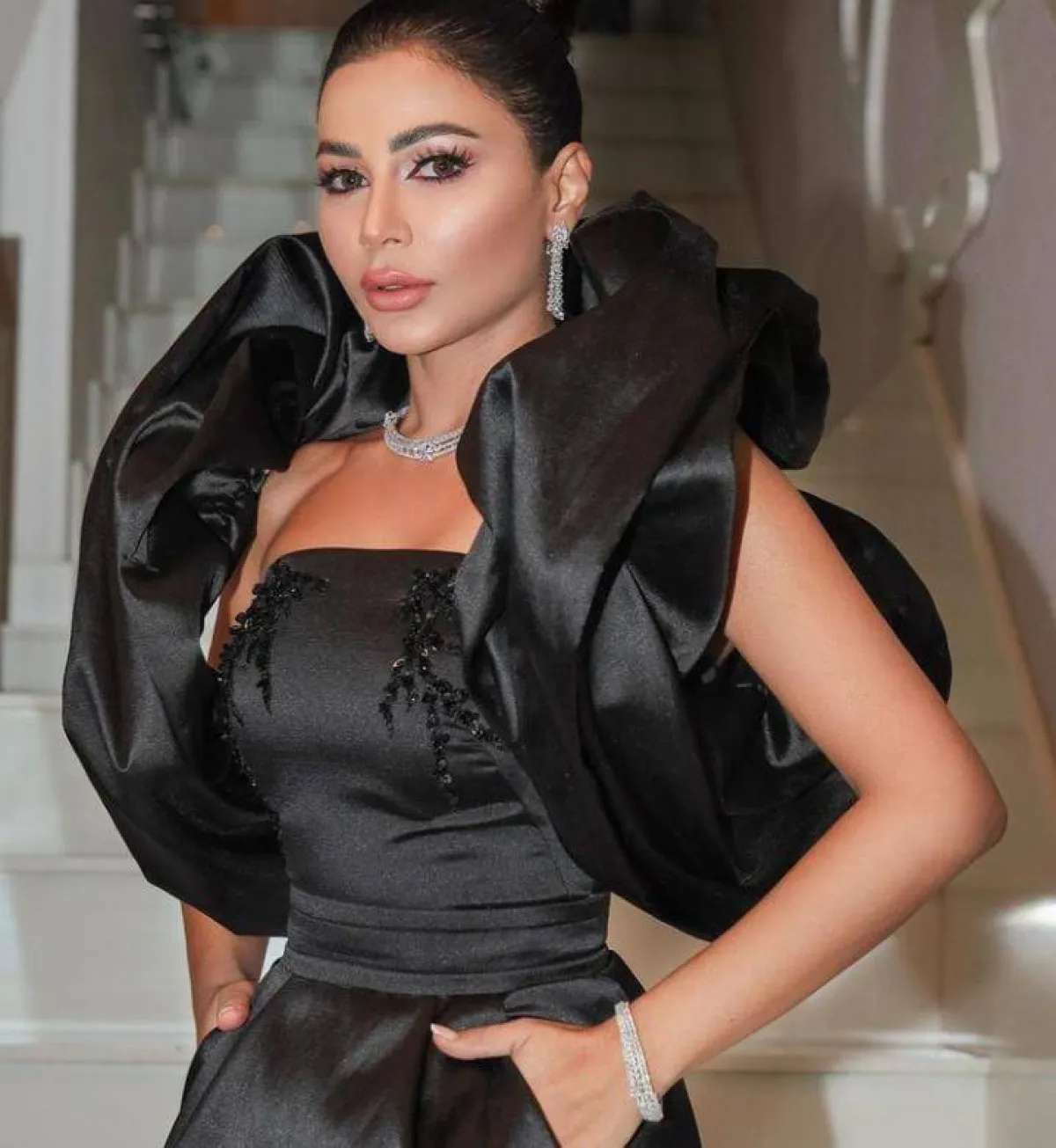 مهيرة عبد العزيز بمجوهرات ماسية فاخرة من يسايان Yessayan Jewelry 