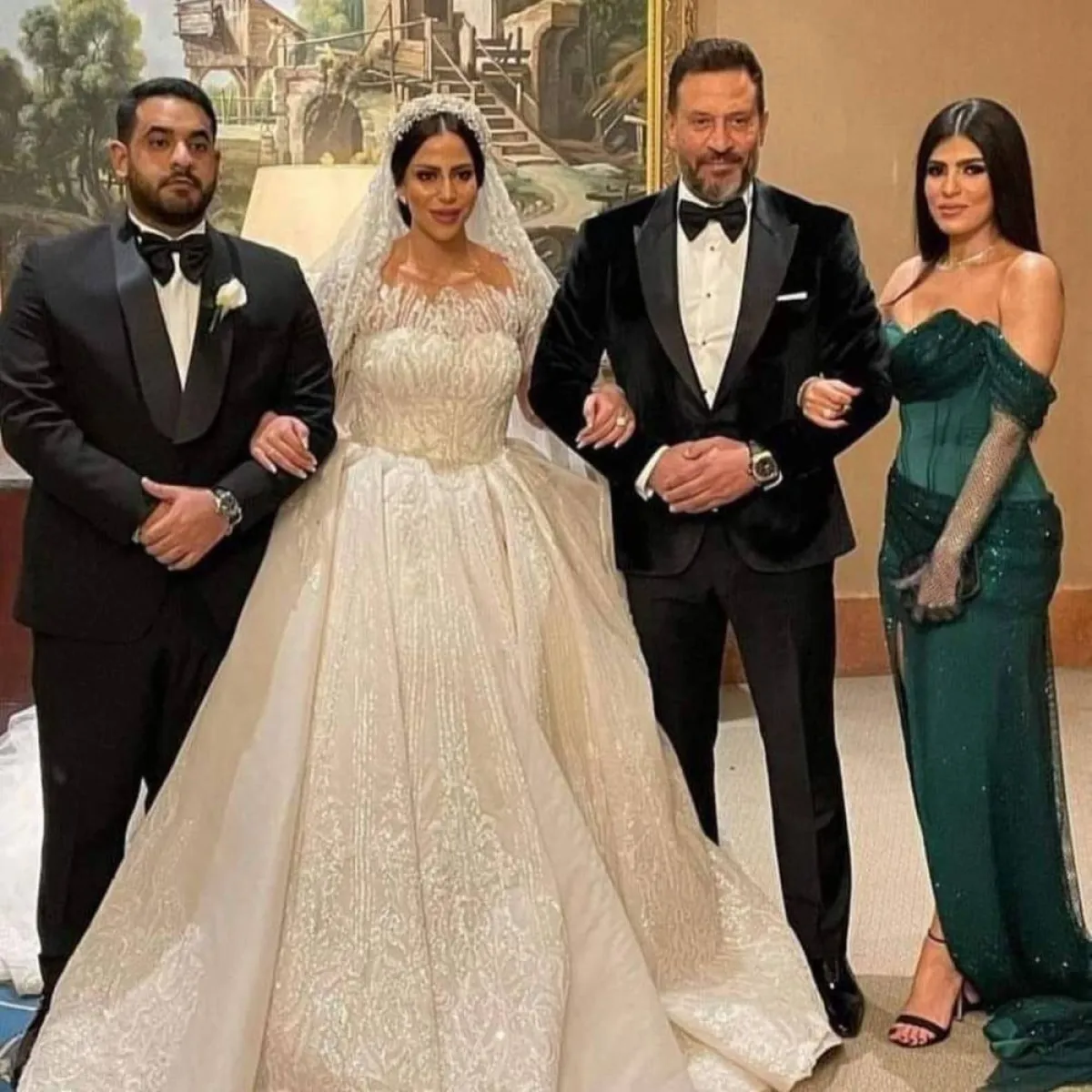 حفل زفاف ماهيتاب ماجد المصري - الصورة من حساب العريس على انستغرام