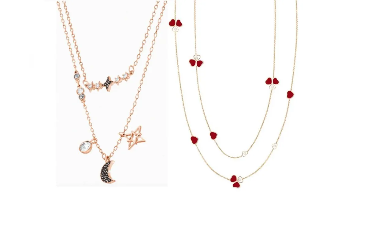 موديلات قلادات متعددة الطبقات