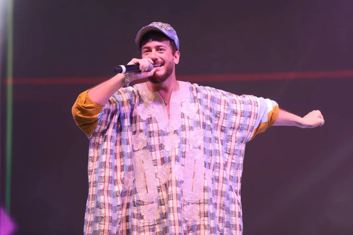 سعد لمجرد من الحفل